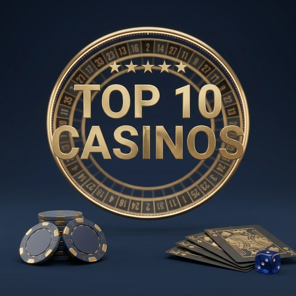 Gold roulette wheel, casino chips and playing cards